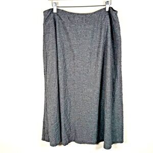 Skirt‎ Women Gray Midi Preppy Academia Lagen Base Capsule Womens 14W / 16W